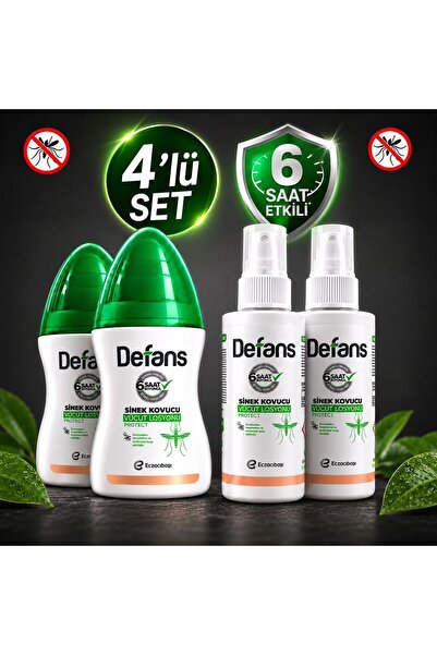 Defans Sinek Kovucu Losyonu 4’lü set