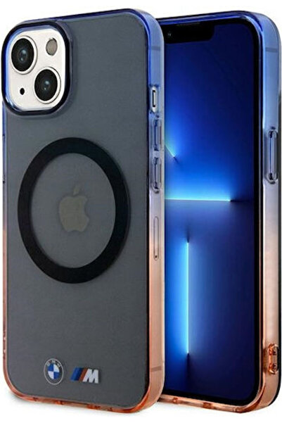 BMW Θήκη Gradient Magsafe Πλαστική Γκρι (iPhone 14 Plus) Κωδικός: BMHMP14MHTGE