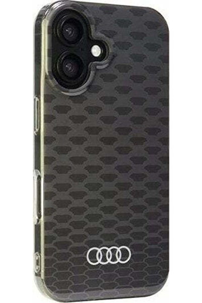 Audi Iml Σχέδιο Ραφής Magsafe Iphone 16 6.1 " Μαύρη Σκληρή Θήκη Au-imlmip16-q...