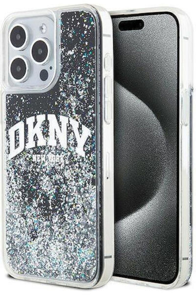 Dkny Υγρή Πλαστική / Σιλικόνη Μαύρη Θήκη Πλάτης (iPhone 13 Pro Max) Κωδικός: ...