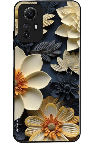 Other Θήκη Sonique Σειράς 3D Λουλουδιών για Xiaomi Redmi Note 12s Εκρού