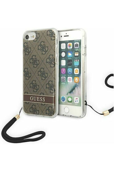 Guess Πλαστικό Καφέ Πίσω Κάλυμμα (iPhone SE 2022/2020) Κωδικός: GUOHCI8H4STW