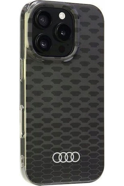 Audi Iml Σχέδιο Ραφής Magsafe Iphone 16 Pro 6.3 " Μαύρη Σκληρή Θήκη Au-imlmip...