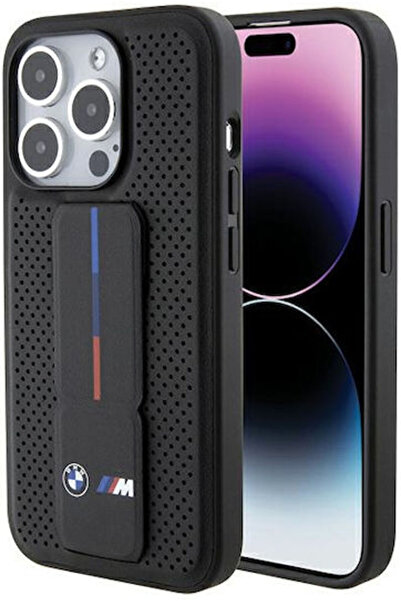 BMW Πλαστικό Μαύρο Πίσω Κάλυμμα Grip (iPhone 15 Pro) Κωδικός: BMHCP15LGSPPRK