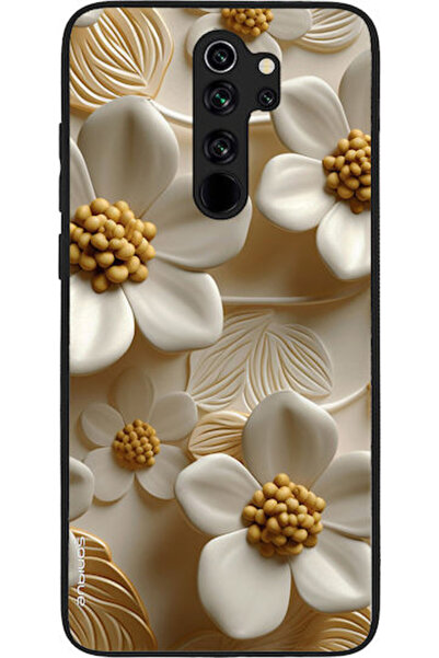 Other Θήκη Sonique Σειράς 3D Λουλουδιών για Xiaomi Redmi Note 8 Pro Λευκή