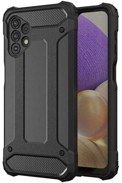 OEM Πίσω Κάλυμμα Σιλικόνης / Πλαστικό Μαύρο (Galaxy A23)