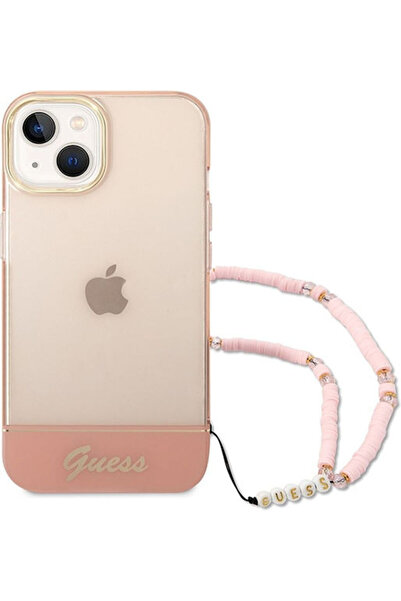 Guess Πλαστικό Πίσω Κάλυμμα Ροζ / Ροζ (iPhone 14 Plus) Κωδικός: GUHCP14MHGCOHP