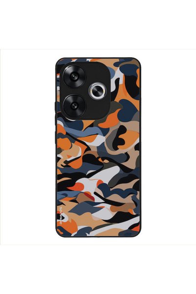 Other Θήκη Sonique Σειρά Στρατιωτικού Καμουφλάζ για Xiaomi Poco F6 5G Πορτοκαλί
