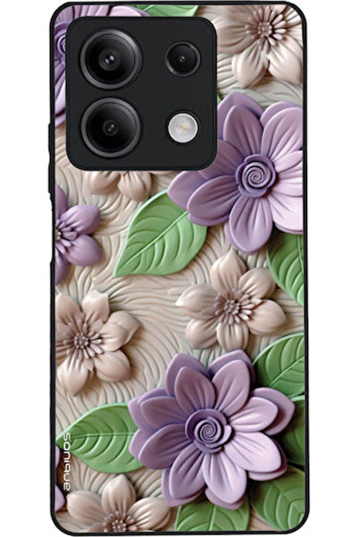 Other Θήκη Sonique Σειράς 3D Λουλουδιών για Xiaomi Redmi Note 13 5G Βιολετί