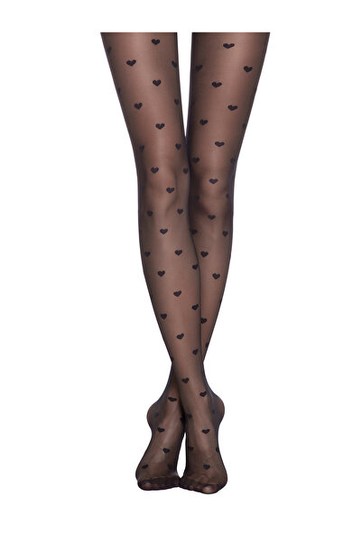 sosetaria Conte Elegant Bonheur 20 den heart Patterned stockings
