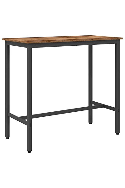 vidaxl masă Lemn vechi 100 x 50 x 90,5 cm Lemn ingineresc și oțel