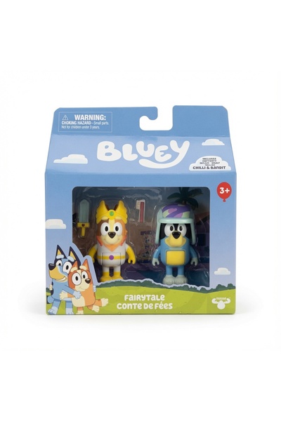 Z Store Figurine Bluey din Povești de Basm – Set Chilli și Bandit