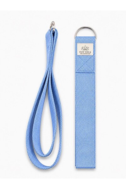 SUNYOGA Yoga Belt Pilates Stretching Strap with Metal Buckle for Stretching a...
