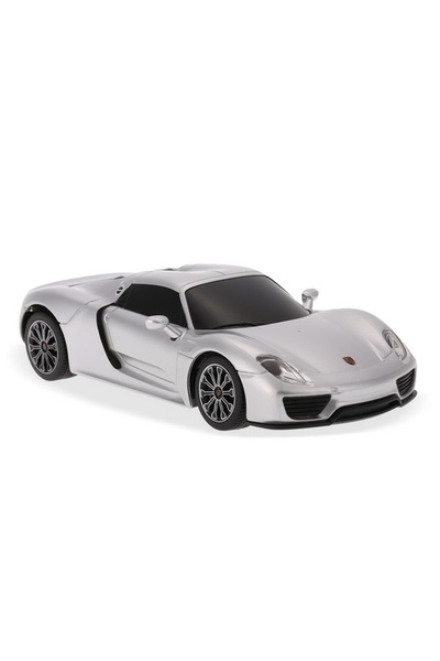 Rastar Masina cu telecomanda Porsche 918 Spyder Argintiu, 2WD, 19.2x9.1x5.1cm