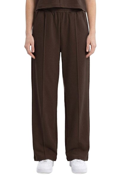 Cottonhill Premium - Colecția Sway |   Pantaloni de damă maro modal cu cusătu...