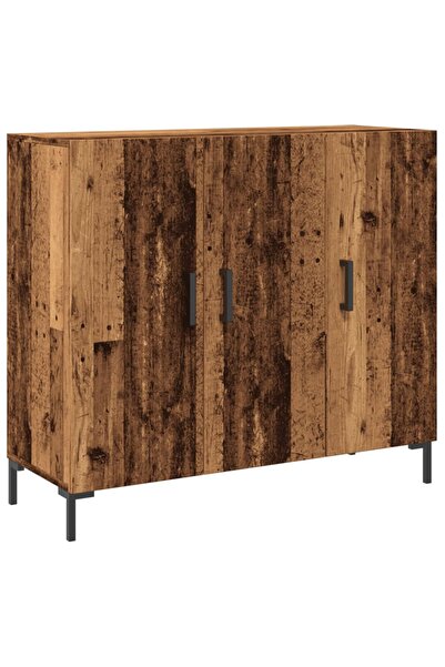vidaxl Dulap, lemn vechi, 90x34x80 cm, lemn prelucrat