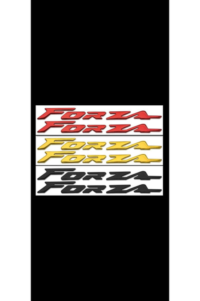 Honda Forza 250 Yazı Amblem Stıcker Siyah