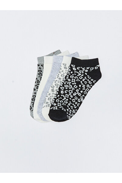 LC Waikiki Patterned Women's Trainer Socks 5 Pack