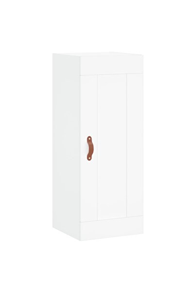 vidaxl Dulap de perete, alb, 34,5x34x90 cm, lemn prelucrat