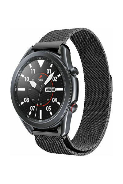 Tech-Protect Λουράκι Ανοξείδωτο Ατσάλι Μαύρο για Galaxy Watch 3 45mm