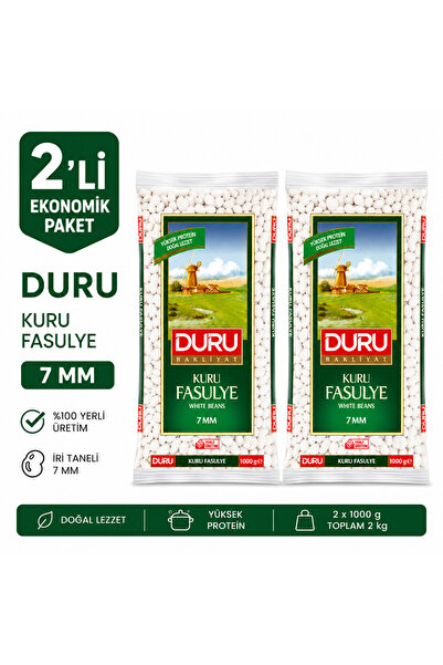Duru Kuru Fasulye 7mm 1 Kg X 2 adet