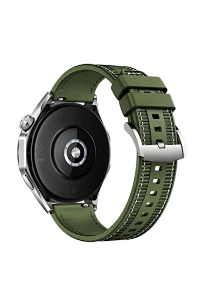 OEM Λουράκι Apple Watch 42 44 45 49mm Σύνθετο Υφαντό Λουράκι Λαδί
