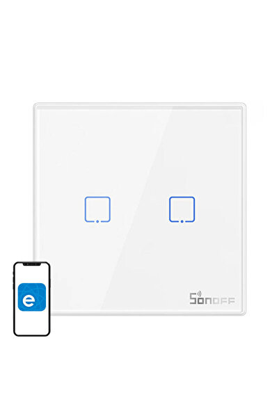 Sonoff Comutator wireless 433Mhz pentru gestionarea iluminatului, 2 canale