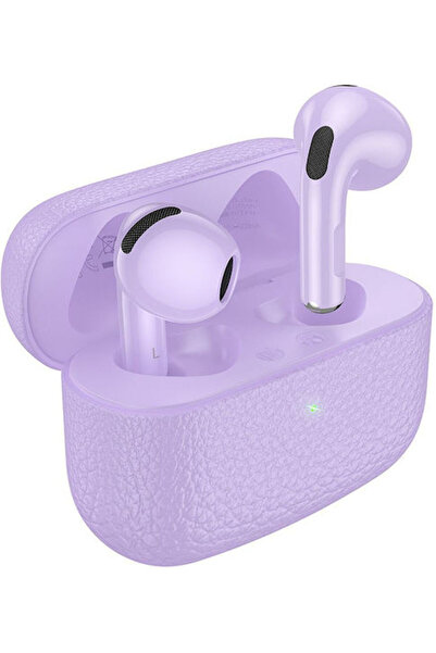 hoco. Hoco EQ15 Ασύρματα ακουστικά Bluetooth Handsfree με θήκη φόρτισης Μωβ