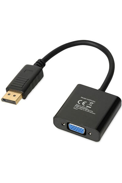 İbox Μετατροπέας DisplayPort αρσενικό σε VGA θηλυκό Γκρι 1 τεμάχιο IADPVGA