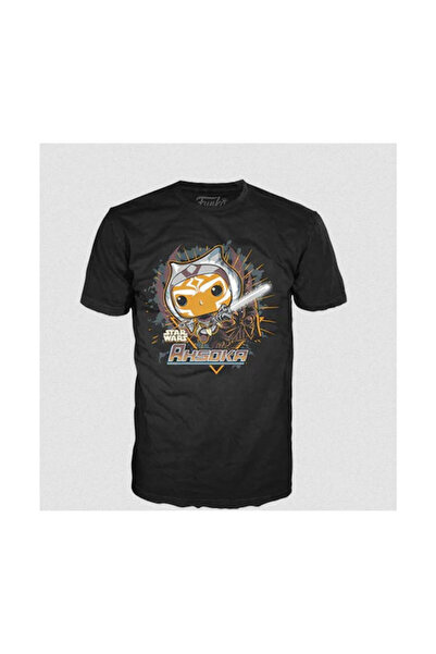 Funko Ποπ! Tees Movies: Star Wars: Ahsoka - Tee Book Boba Fett Ahsoka L