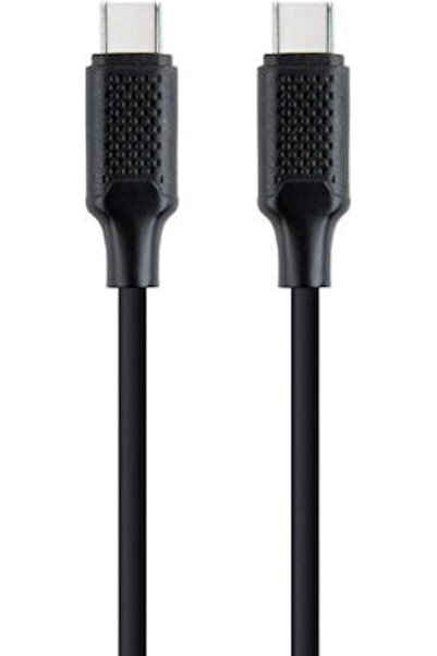 Gembird Cablu USB 2.0 USB-C tată - USB-C 100W PD Negru 1.5m CC-USB2-CMCM100-1.5M