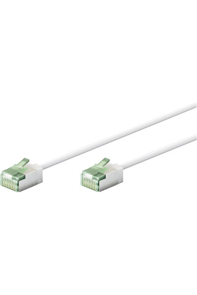 goobay Καλώδιο U/FTP (STP) Ethernet 0,15μ Λευκό Κωδικός: 74357