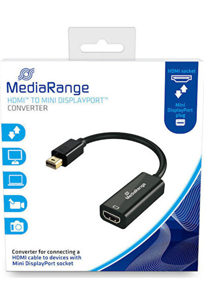 MediaRange Μετατροπέας mini DisplayPort αρσενικό σε HDMI θηλυκό 1 τεμάχιο MRC...