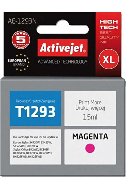 Other Συμβατό μελάνι για εκτυπωτή inkjet Active Jet Epson T1293 15ml Ματζέντα