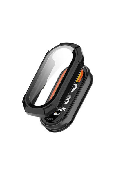 Techsuit Defense360 Pro Πλαστική Θήκη με Γυαλί σε Μαύρο χρώμα για Smart Band 8