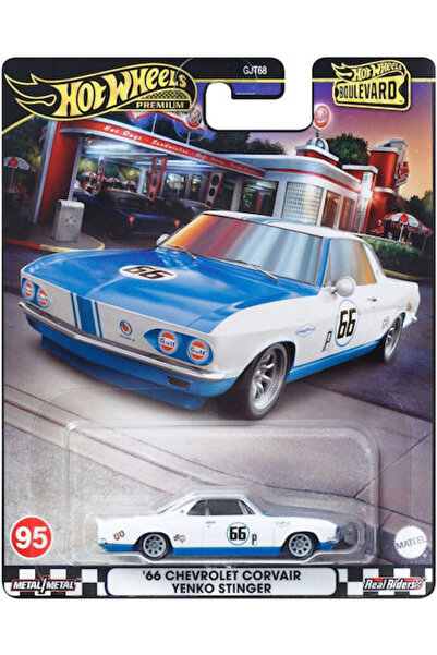 HOT WHEELS Πρέμιουμ Αυτοκινητάκι Παιχνίδι Boulevard 66 Chevrolet Corvair Yenk...