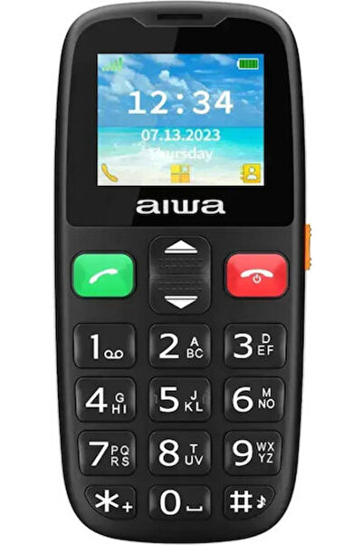 Aiwa FPH-S100-2G Κινητό τηλέφωνο διπλής SIM με πλήκτρα, Μαύρο