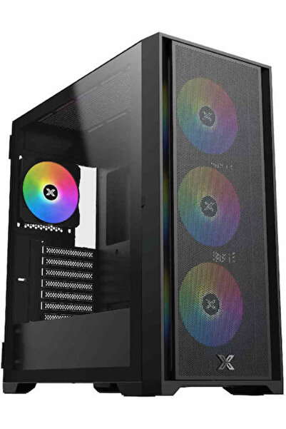Xigmatek Master X II Gaming Midi Tower Θήκη Υπολογιστή με Πλαϊνό Παράθυρο Μαύρο