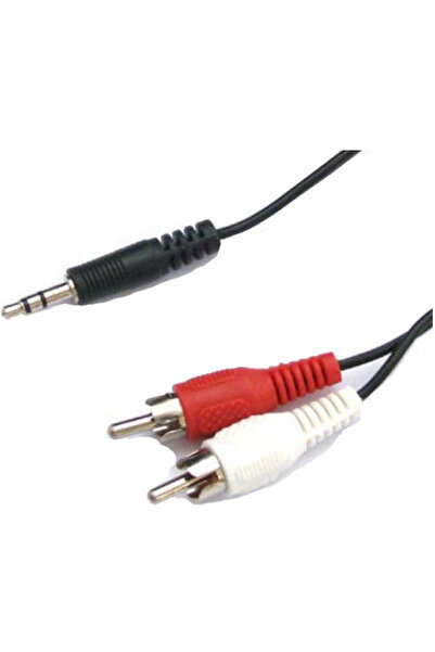 VCOM Καλώδιο Ήχου 3.5mm Αρσενικό σε RCA Αρσενικό, Μαύρο, 3μ, με Επιχρυσωμένα ...