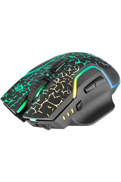 Defender GM-067 Ασύρματο ποντίκι gaming RGB 3200 DPI Μαύρο