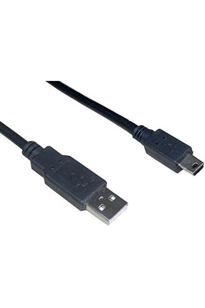VCOM Καλώδιο Cu215-1.8m USB A αρσενικό σε USB Mini B αρσενικό 1.8μ Μαύρο