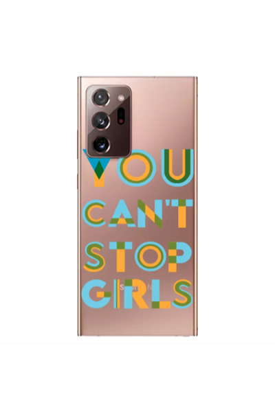 Other Samsung Note 20 Ultra You Cant Stop Girls Transparent Silicone TPU Θήκη