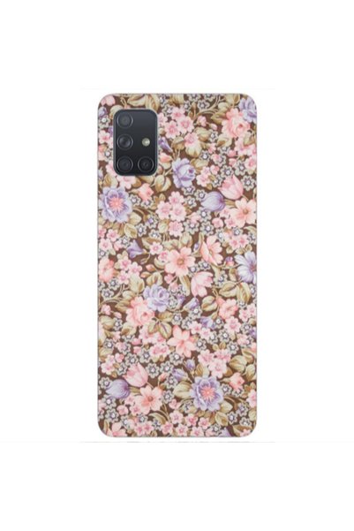 Other Samsung A71 Blue Roses Transparent Silicone TPU Θήκη