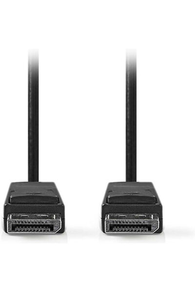 Nedis Καλώδιο DisplayPort αρσενικό - DisplayPort αρσενικό 2μ Μαύρο (CCGL37010...