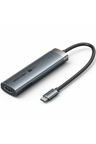 Vention Σταθμός σύνδεσης USB-C με HDMI 4K PD Γκρι (TGMHB)