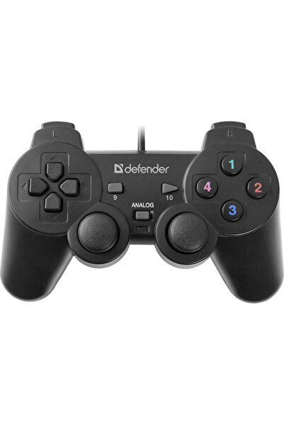 Defender 64247 Ενσύρματο χειριστήριο για PC Μαύρο