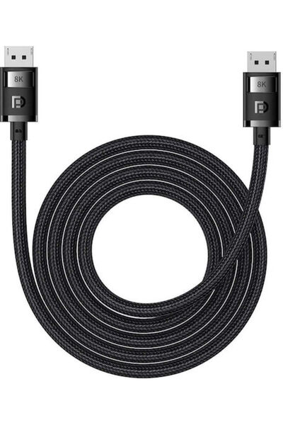 Baseus Καλώδιο DisplayPort αρσενικό - DisplayPort αρσενικό 2μ Μαύρο (B0063370...