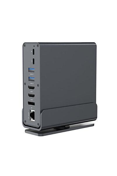 Cablexpert Σταθμός σύνδεσης USB-C με HDMI/DisplayPort 4K, PD, Ethernet και υπ...