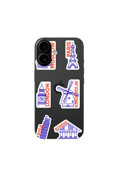Other Apple Iphone 16 plus Pisa Athens Transparent Silicone TPU Θήκη