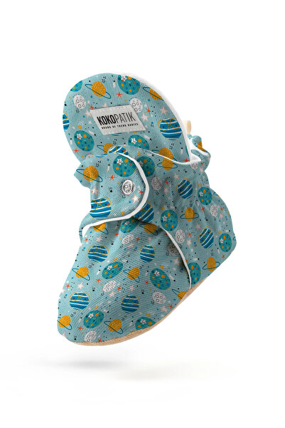 Kokopatik Colorful Planet Patterned - Home & Nursery Slippers